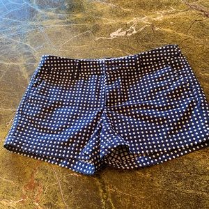 Navy Polka Dot Shorts